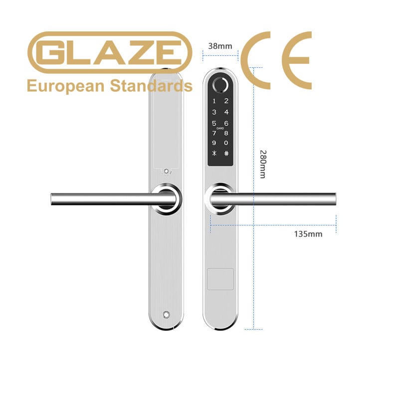Khóa cửa vân tay Bluetooth nhôm Xingfa