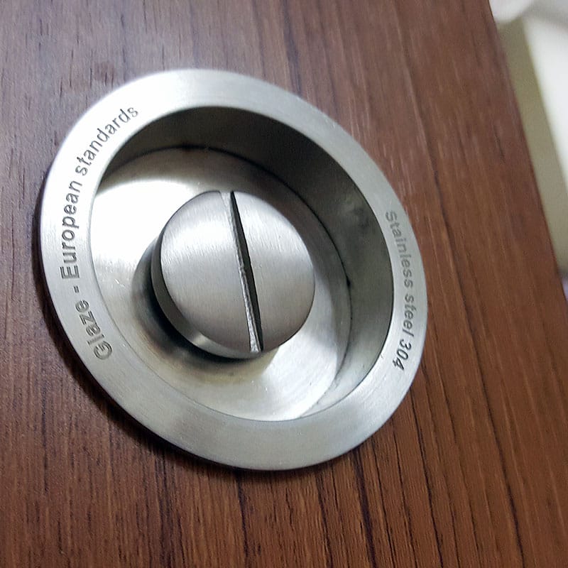 Khóa cửa trượt lùa inox - Ảnh 4