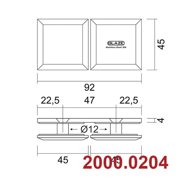 Kẹp kính kính 180° 2000 - Ảnh 2