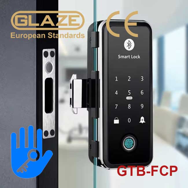 Khóa cửa kính vân tay GTB - Ảnh 3